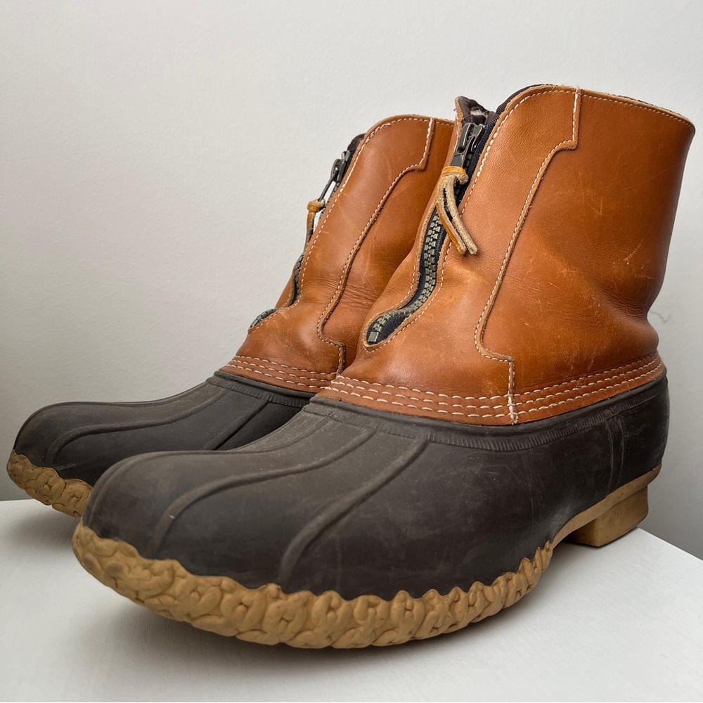 Vintage L.L. Bean Sherpa Zip Bean Boots